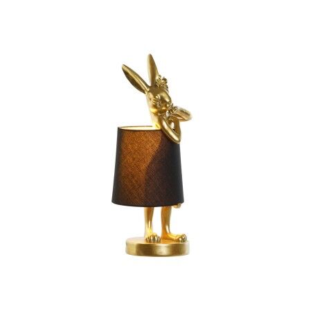 Lampada da tavolo Home ESPRIT Nero Dorato Resina 40 W 220 V 16 x 16 x 43 cm