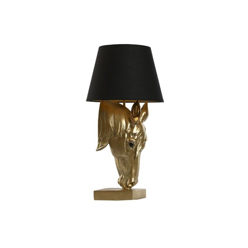Lampada da tavolo Home ESPRIT Nero Dorato Resina 50 W 220 V 30 x 30 x 59 cm Lampada da tavolo Home ESPRIT Nero Dorato Resina 50 W 220 V 30 x 30 x 59 cm