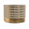 Vaso Home ESPRIT Bianco Dorato Metallo Moderno 14,5 x 14,5 x 55,5 cm