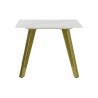 Tavolino Aggiuntivo DKD Home Decor Bianco Dorato 60 x 60 x 48 cm