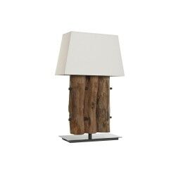 Lampada da tavolo Home ESPRIT Ferro teak 40 X 20 X 80 cm