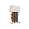 Lampada da tavolo Home ESPRIT Ferro teak 40 X 20 X 80 cm