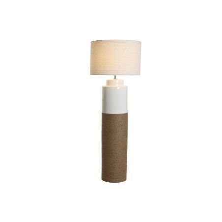 Lampada da Terra Home ESPRIT Bianco Marrone 220 V 50 X 50 X 139,5 cm