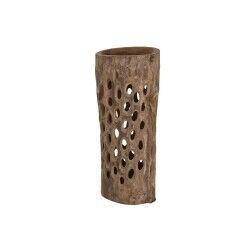 Vaso Home ESPRIT Naturale Teca 30 x 30 x 75 cm 30 x 31 x 76,5 cm