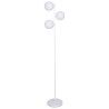 Lampada da Terra DKD Home Decor 35 x 25 x 167 cm Cristallo Metallo Bianco 220 V 50 W