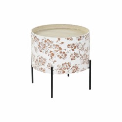 Tavolino Aggiuntivo DKD Home Decor Bianco Nero 38 x 38 x 39 cm