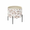 Tavolino Aggiuntivo DKD Home Decor Bianco Nero 38 x 38 x 39 cm