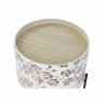 Tavolino Aggiuntivo DKD Home Decor Bianco Nero 38 x 38 x 39 cm