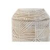 Vaso Home ESPRIT Bianco Naturale Legno di mango Coloniale 15 x 15 x 38 cm