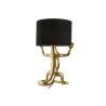 Lampada da tavolo Home ESPRIT Nero Dorato Resina 50 W 220 V 31 x 28 x 50 cm (2 Unità)