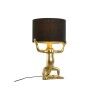Lampada da tavolo Home ESPRIT Nero Dorato Resina 50 W 220 V 31 x 28 x 50 cm (2 Unità)