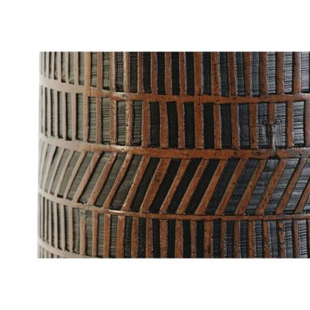 Vaso Home ESPRIT Marrone Nero Resina Coloniale 20 x 20 x 48 cm
