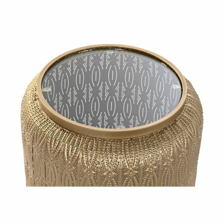 Tavolo aggiuntivo DKD Home Decor Dorato Metallo Arabo (42 x 42 x 44 cm)
