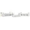 Scatole per conservare Home ESPRIT Bianco Legno di abete 39 x 19 x 12 cm 3 Pezzi