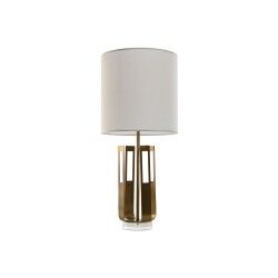 Lampada da tavolo Home ESPRIT Bianco Dorato Ferro 50 W 220 V 35 x 35 x 78 cm