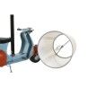 Lampada da tavolo Home ESPRIT Azzurro Arancio Lino Metallo 31 x 15 x 34 cm