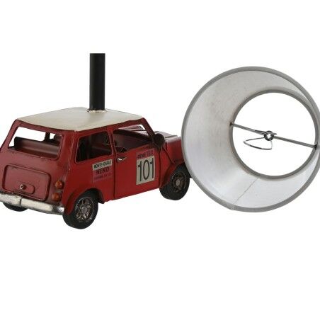 Lampada da tavolo Home ESPRIT Bianco Rosso Lino Metallo 20 x 14 x 27 cm