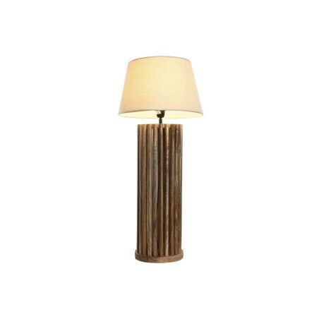 Lampada da tavolo Home ESPRIT Marrone Legno di mango 50 W 220 V 23 x 23 x 72 cm