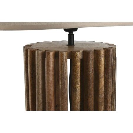 Lampada da tavolo Home ESPRIT Marrone Legno di mango 50 W 220 V 23 x 23 x 72 cm