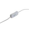 Lampada da tavolo Home ESPRIT Bianco Carta Ferro 50 W 220 V 30 x 30 x 53 cm