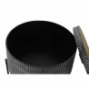Tavolino Aggiuntivo DKD Home Decor Nero Argentato 45 x 45 x 39 cm