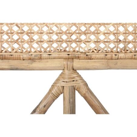 Testiera del Letto DKD Home Decor Naturale Marrone Multicolore Metallo Bambù 30 x 40 cm 100 x 4 x 90 cm 102 x 4 x 127 cm