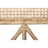 Testiera del Letto DKD Home Decor Naturale Marrone Multicolore Metallo Bambù 30 x 40 cm 100 x 4 x 90 cm 102 x 4 x 127 cm