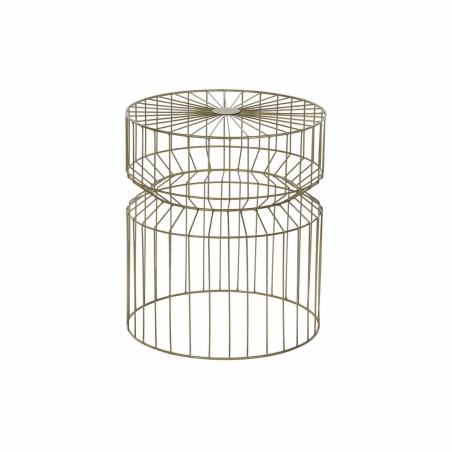 Tavolino Aggiuntivo DKD Home Decor Dorato 40,5 x 40,5 x 46 cm