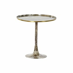 Tavolino Aggiuntivo DKD Home Decor Marrone Dorato 51 x 51 x 51 cm