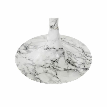 Tavolino Aggiuntivo DKD Home Decor Bianco Dorato 51 x 51 x 51 cm