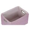 Cestino Multiuso DKD Home Decor Rosa Argentato polipropilene 44 x 36 x 50 cm 4 Kg 5 Pezzi