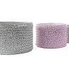 Cestino Multiuso DKD Home Decor Grigio Rosa polipropilene 27 x 27 x 17 cm 4 Kg 3 Pezzi (3 Unità)