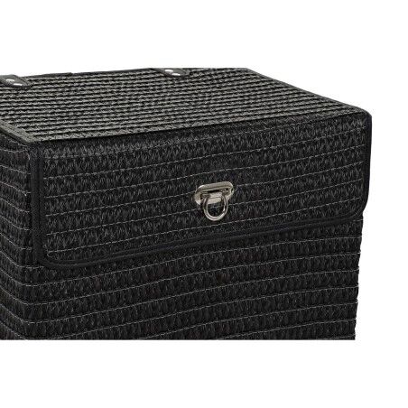 Cestino Multiuso DKD Home Decor Bianco Nero polipropilene 45 x 34 x 49 cm 4 Kg