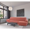 Rivestimento della chaise longue con braccio corto a destra Sofaskins NIAGARA 210 - 340 cm