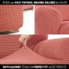 Rivestimento della chaise longue con braccio corto a destra Sofaskins NIAGARA 210 - 340 cm
