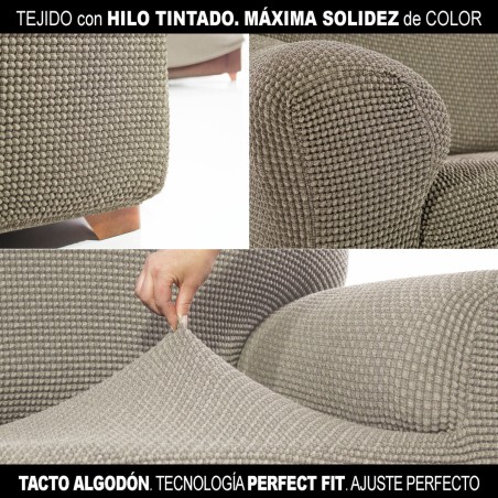 Rivestimento della chaise longue con braccio corto a destra Sofaskins NIAGARA 210 - 340 cm
