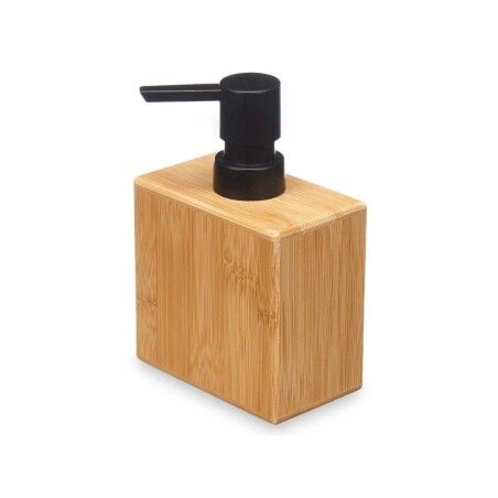 Dispenser di Sapone Berilo 15342 Nero Bambù Plastica 9,7 x 15 x 5,8 cm (12 Unità)