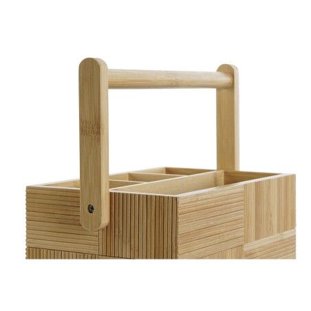 Cestello per posate DKD Home Decor Naturale Bambù 27 x 16,5 x 11,5 cm
