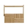 Cestello per posate DKD Home Decor Naturale Bambù 27 x 16,5 x 11,5 cm