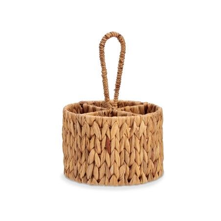 Cestello per posate Gift Decor SF27113 Marrone Metallo Giacinto d'acqua 20 x 30 x 20 cm (12 Unità)