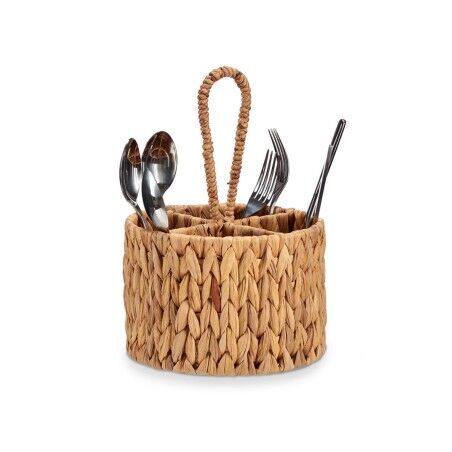 Cestello per posate Gift Decor SF27113 Marrone Metallo Giacinto d'acqua 20 x 30 x 20 cm (12 Unità)