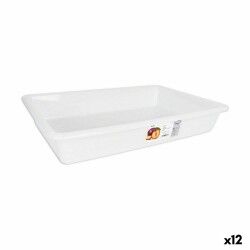 Set di vassoi organizzatori Dem Bob Bianco 8,6 L 50 x 34 x 8 cm (12 Unità)