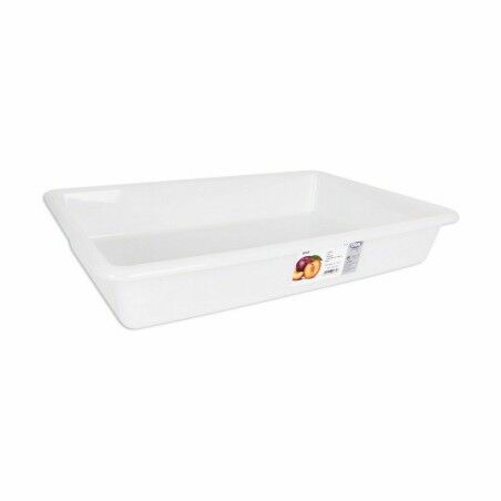 Set di vassoi organizzatori Dem Bob Bianco 8,6 L 50 x 34 x 8 cm (12 Unità)