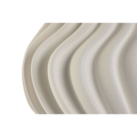Vaso Home ESPRIT Bianco Gres Moderno 22 x 22 x 26 cm