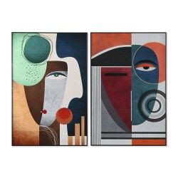 Quadro Home ESPRIT Astratto Moderno 80 x 3,5 x 120 cm (2 Unità)