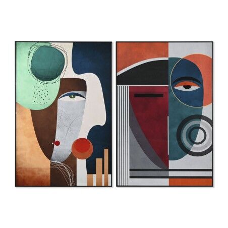 Quadro Home ESPRIT Astratto Moderno 80 x 3,5 x 120 cm (2 Unità)