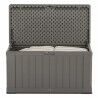 Cassapanca da esterno Lifetime Marrone 440 L Plastica 127 x 64 x 67 cm
