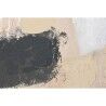 Quadro Home ESPRIT Nero Dorato Astratto Città 100 x 4 x 100 cm (2 Unità)
