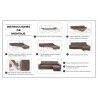 Copridivano Hosteline CAMERON Beige