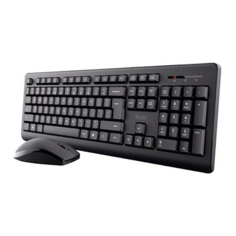 Tastiera e Mouse Trust 25433 Nero Spagnolo QWERTY